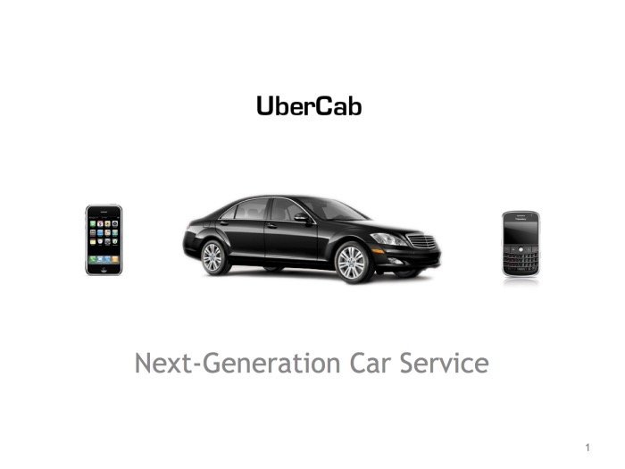 Pitch Deck Uber